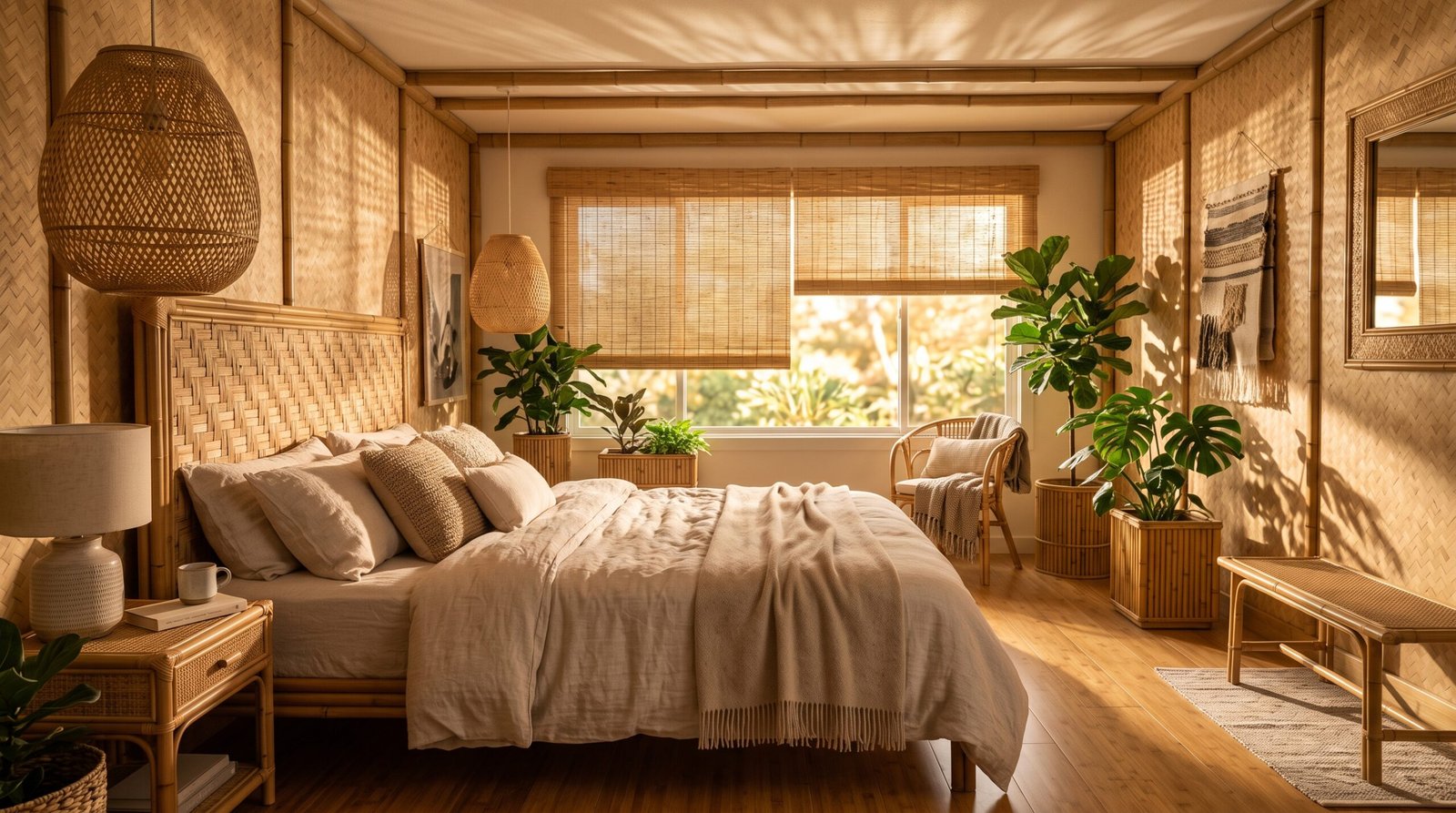 Bamboo bedroom sanctuary interio… 2K 202607261808