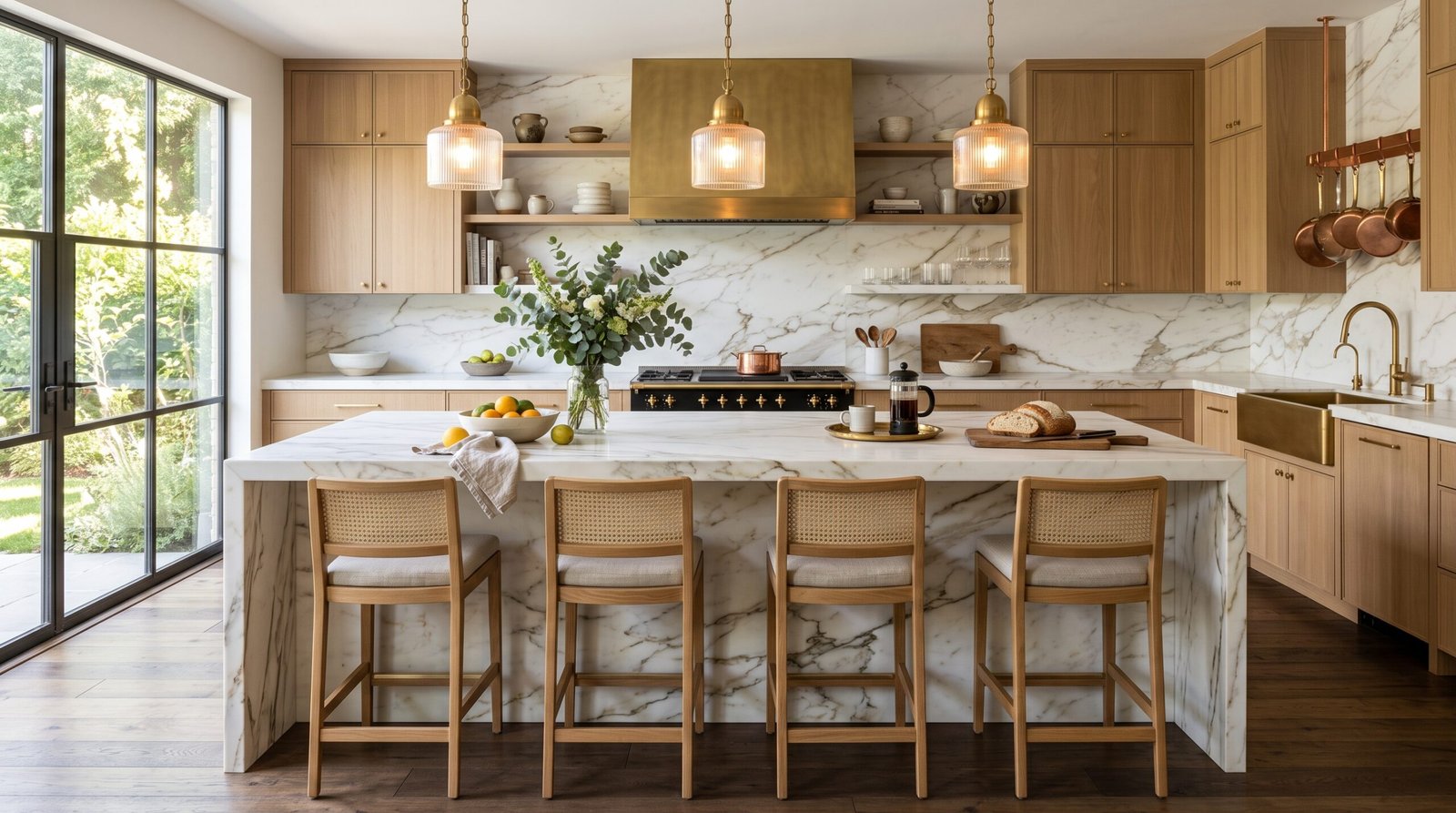 Kitchen with marble waterfall is… 202607270005