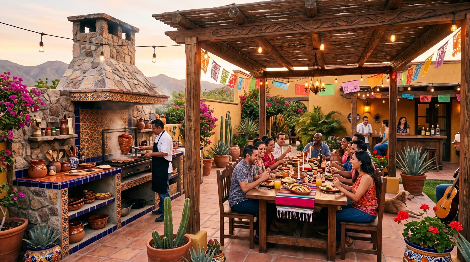 Mexican inspired outdoor kitchen… 2K 202607262219