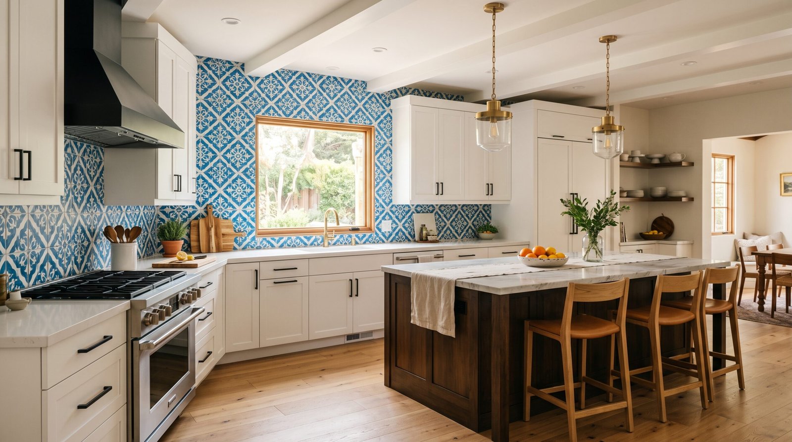 Stylish kitchen with tile backsp… 202607262142