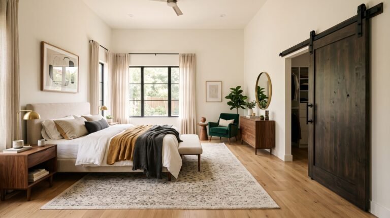 Bedroom with sliding closet door 202608112230