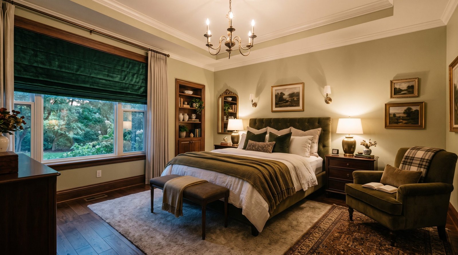 Bedroom with velvet shade 2K 202608101424