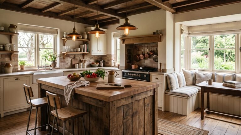 Farmhouse kitchen with island 2K 202608021935
