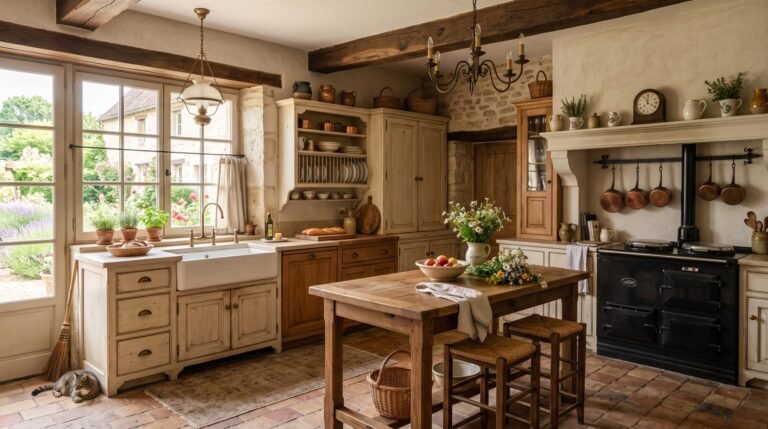 French country kitchen interior 2K 202608040848