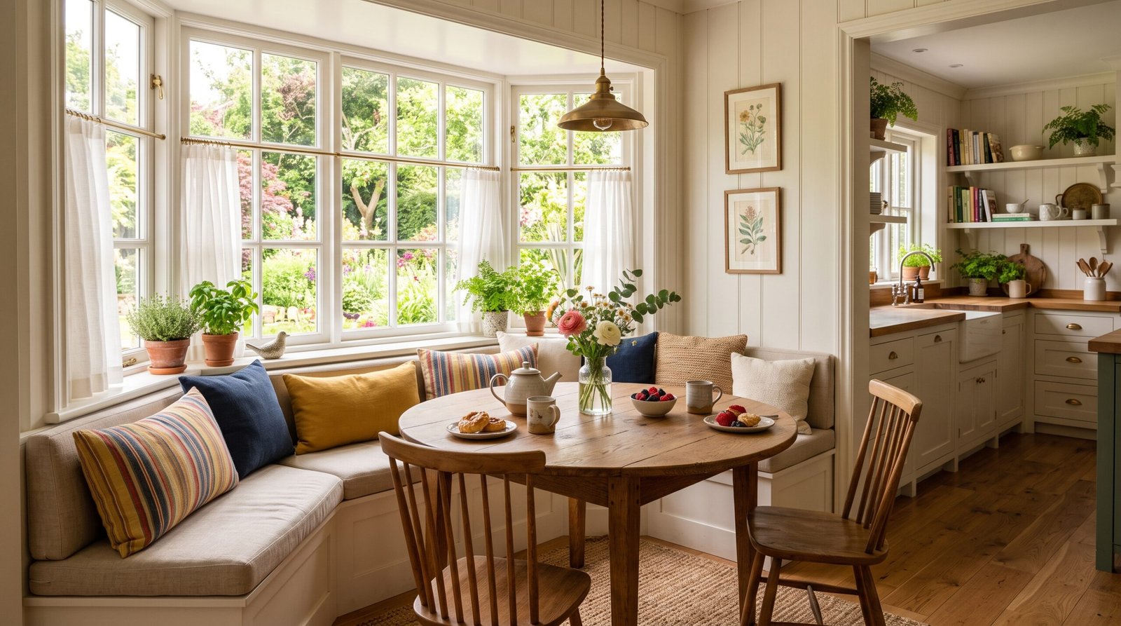 Kitchen dining nook with window 202608131958