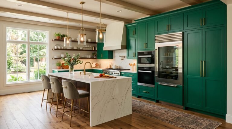 Sophisticated kitchen with emera… 2K 202608040857