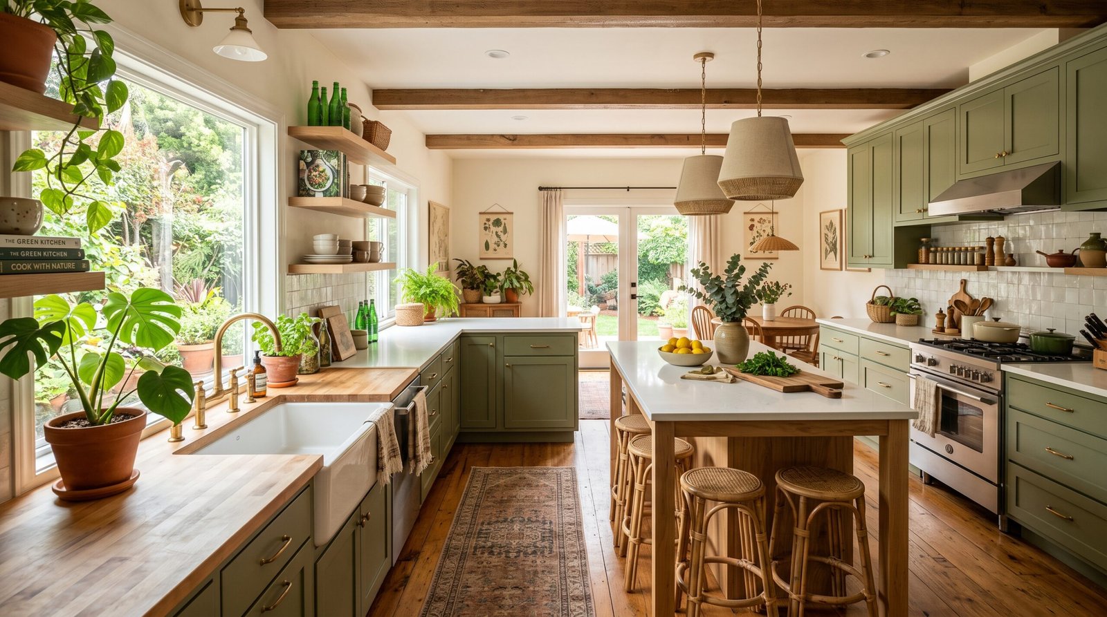 Vibrant kitchen interior shot 2K 202608051111