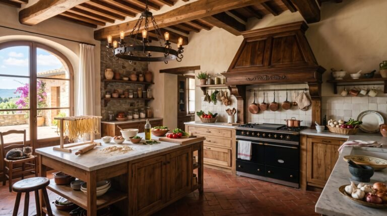 Warm Italian kitchen interior de… 202608131418